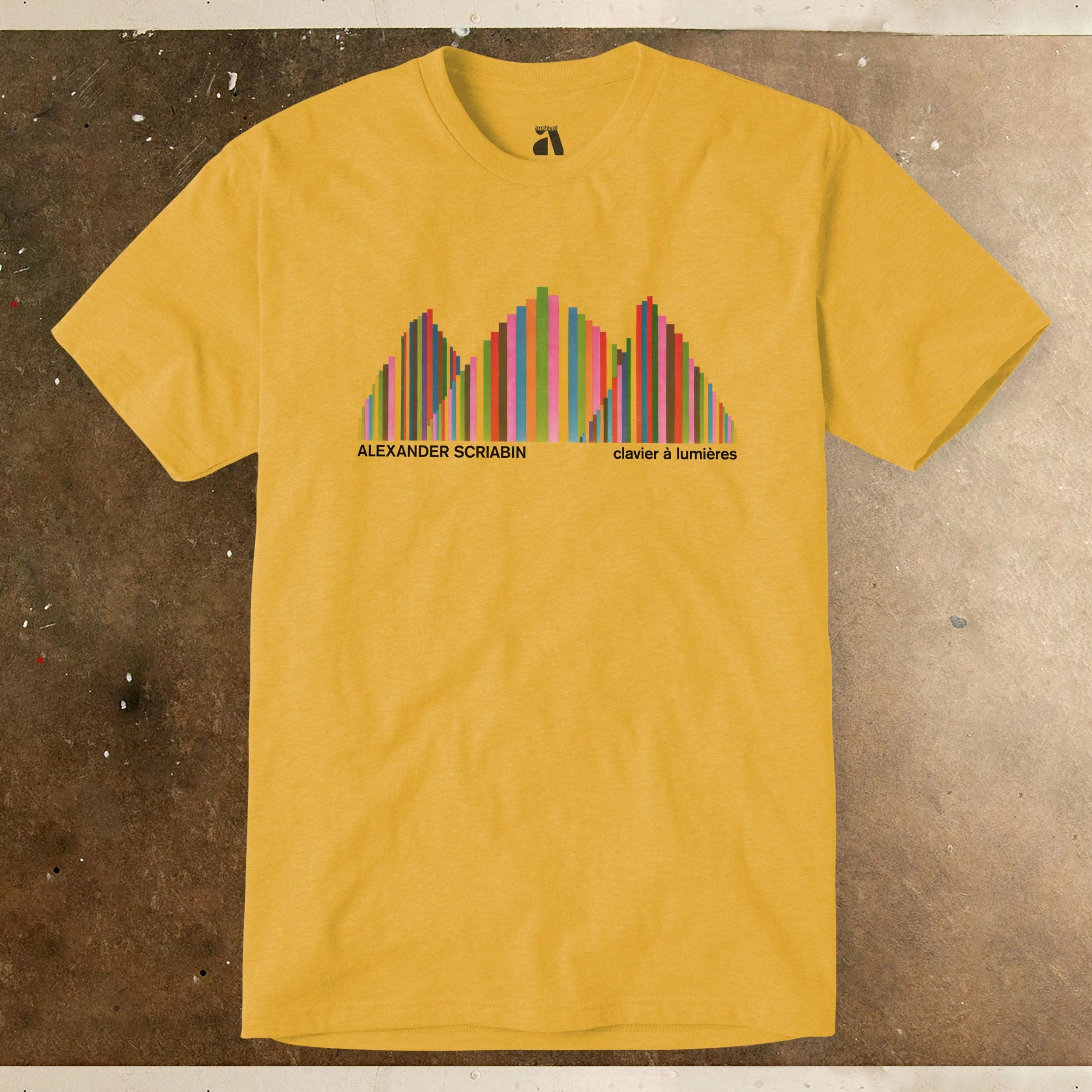 Alexander Scriabin: Clavier à Lumières T-Shirt - Image 3