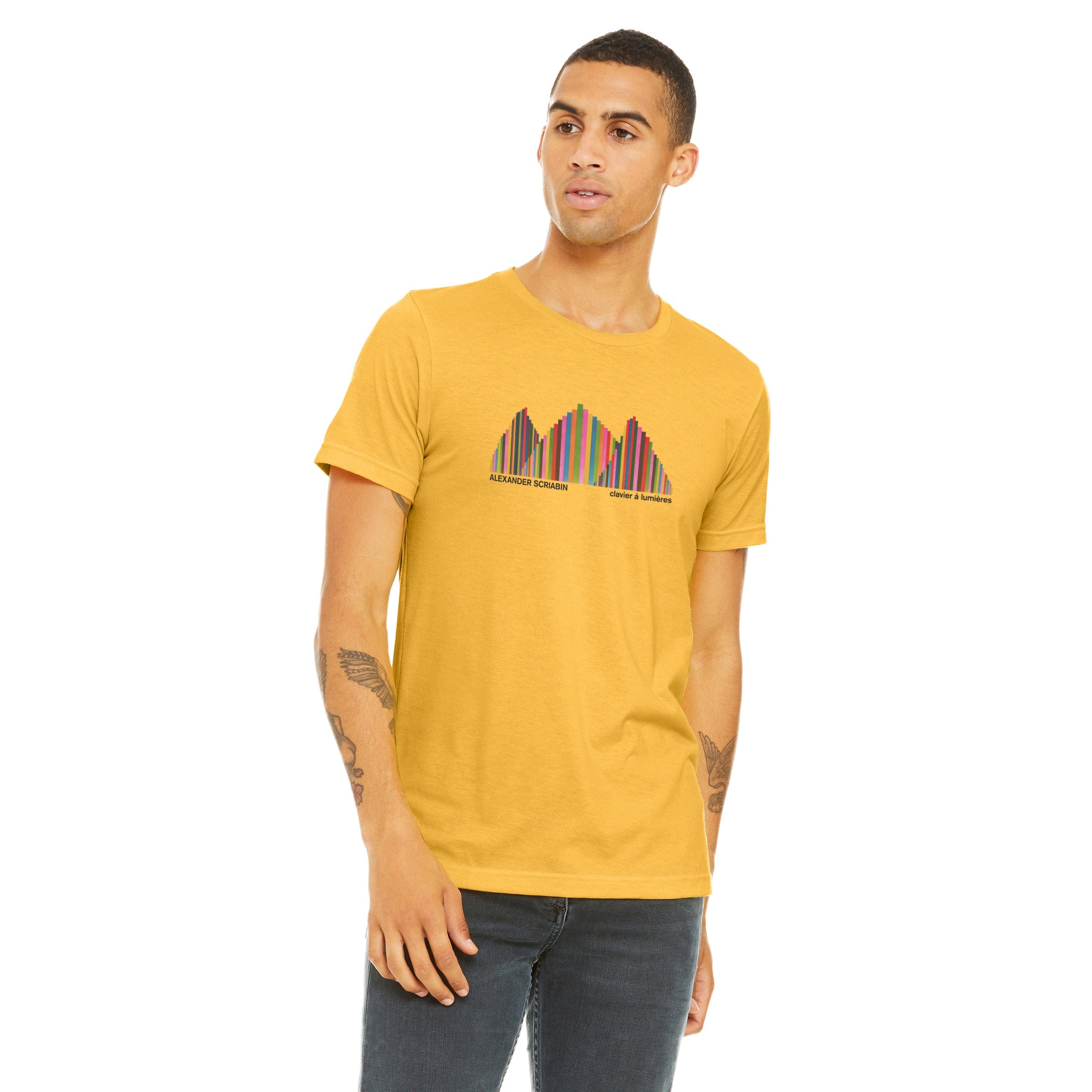 Alexander Scriabin: Clavier à Lumières T-Shirt - Image 4