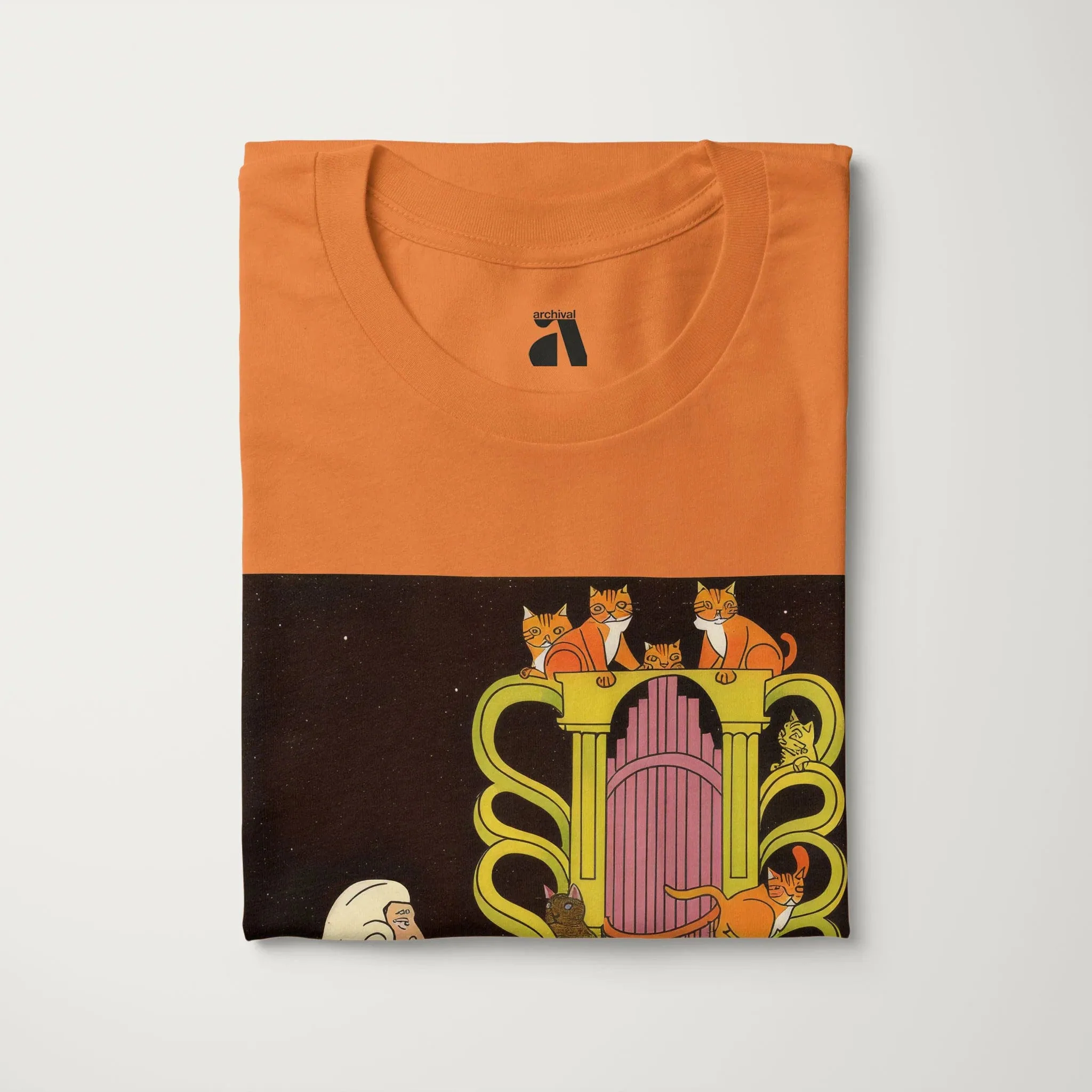 Bach: Organ Cats T-Shirt - Image 4