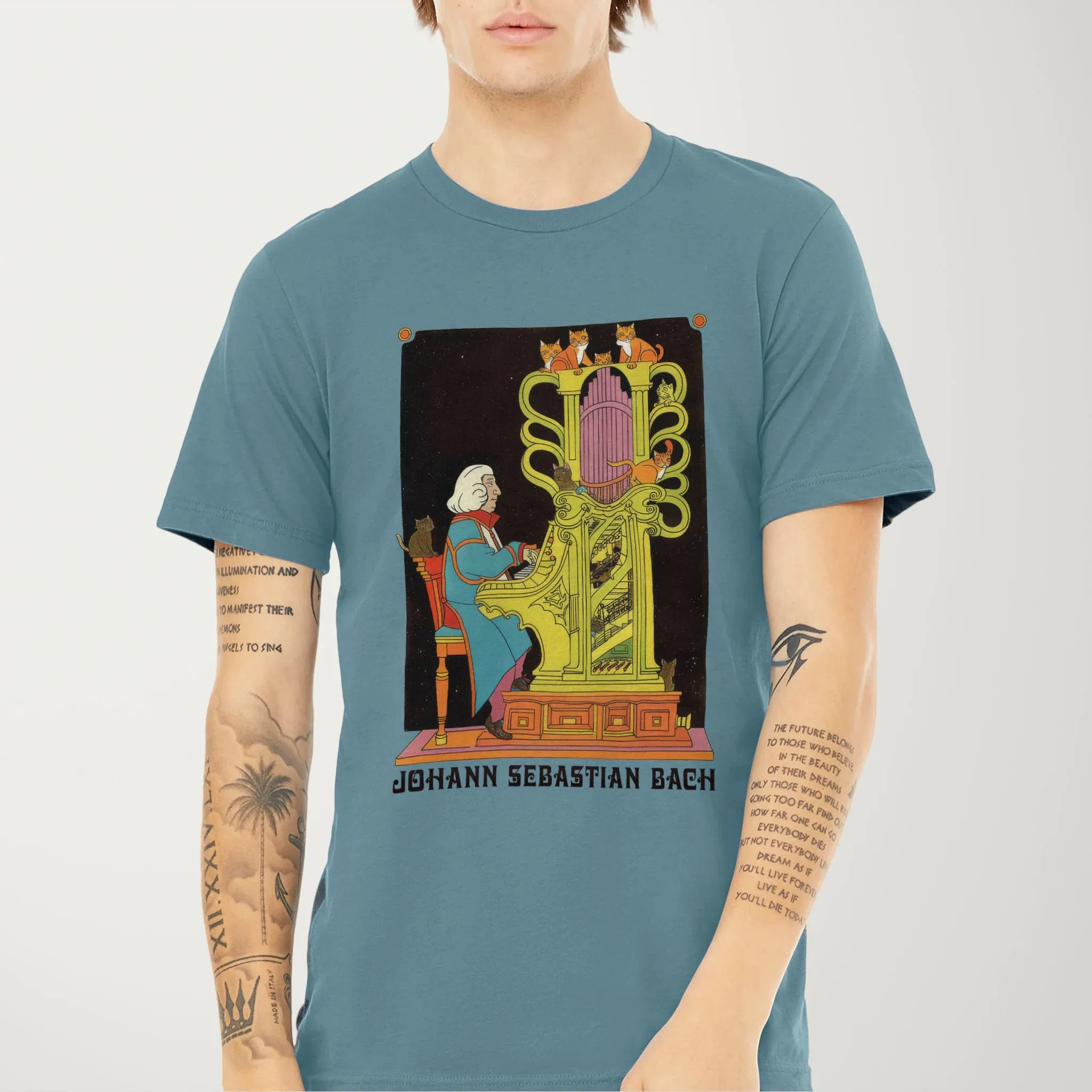 Bach: Organ Cats T-Shirt - Image 43