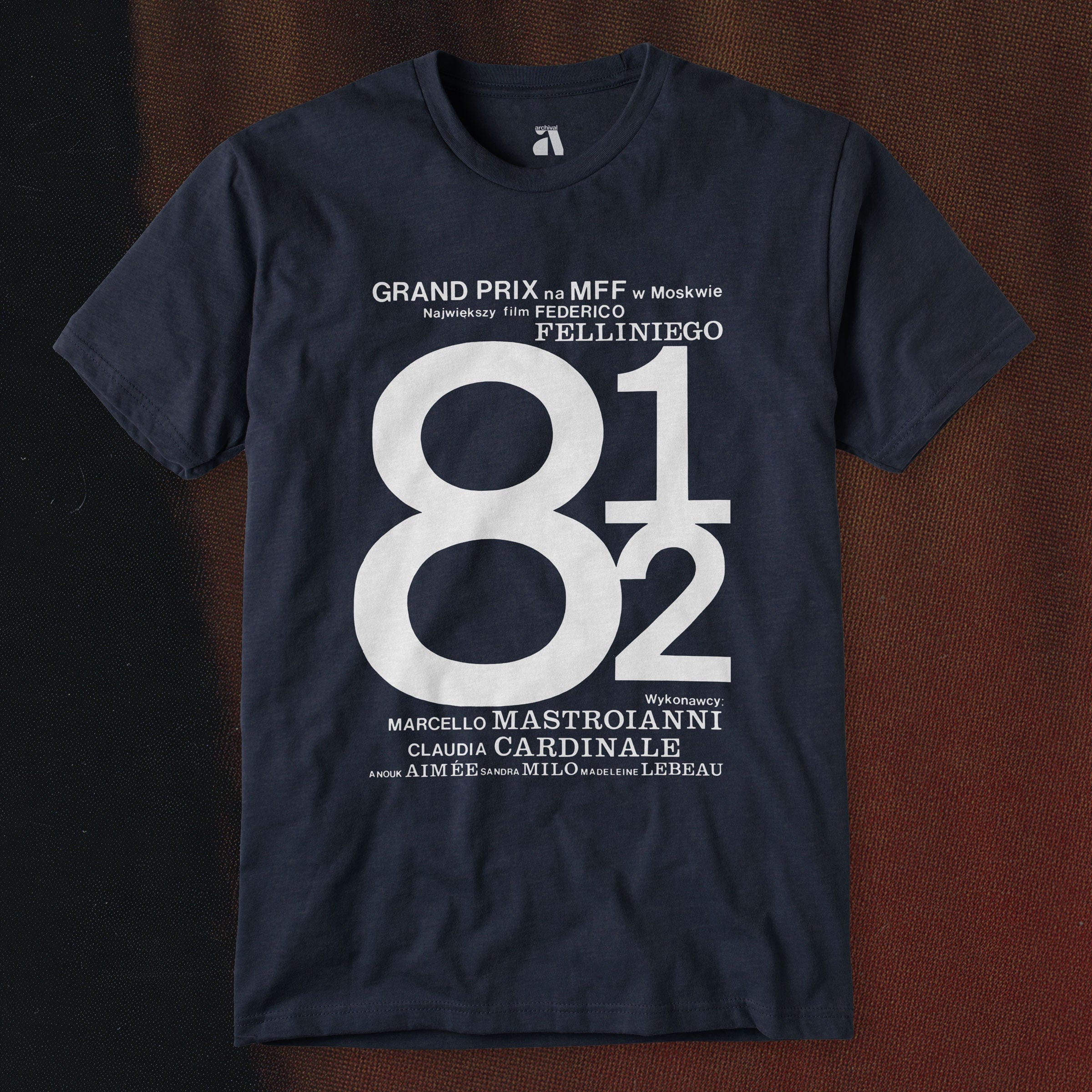 Fellini: "8 1/2" Moscow Film Fest T-Shirt - Image 7