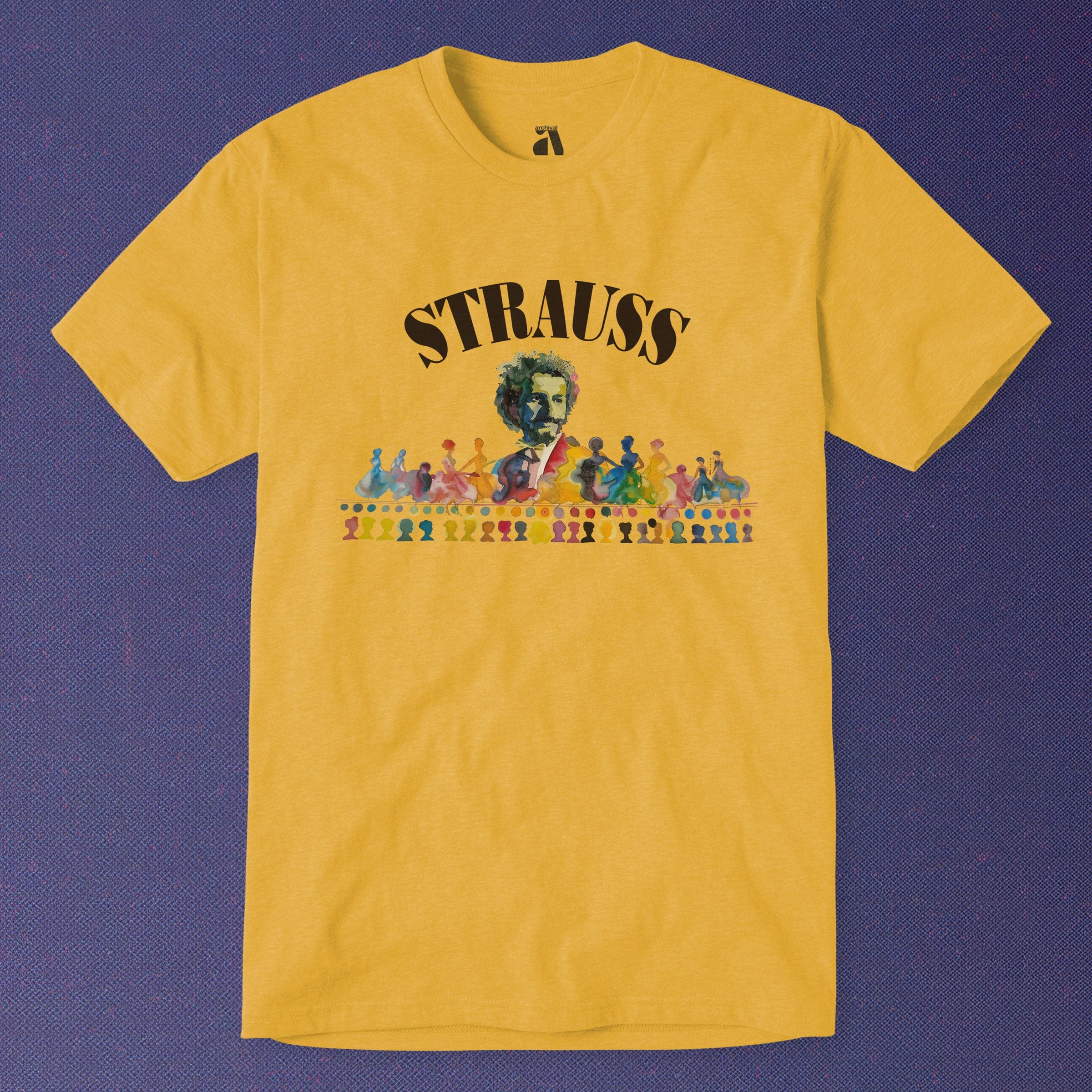 Johann Strauss: Illustrated T-Shirt - Image 3