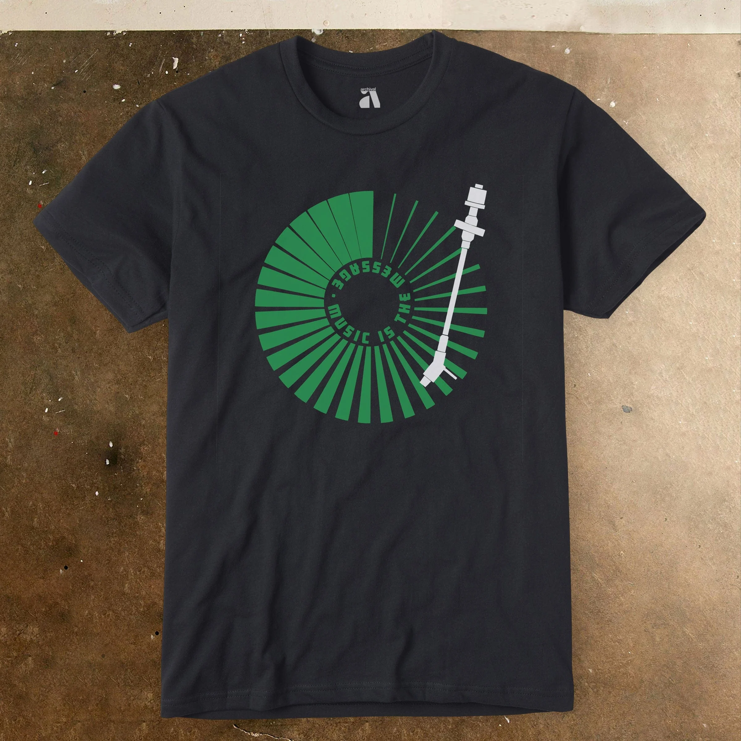 Vinyl LP: Music is the Message T-Shirt - Image 5